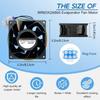 13.6V 0.16A WR60X26866 Refrigerator Fan Motor Assembly For WR60X10356 WR60X10357 WR60X26033 Replacement Housing