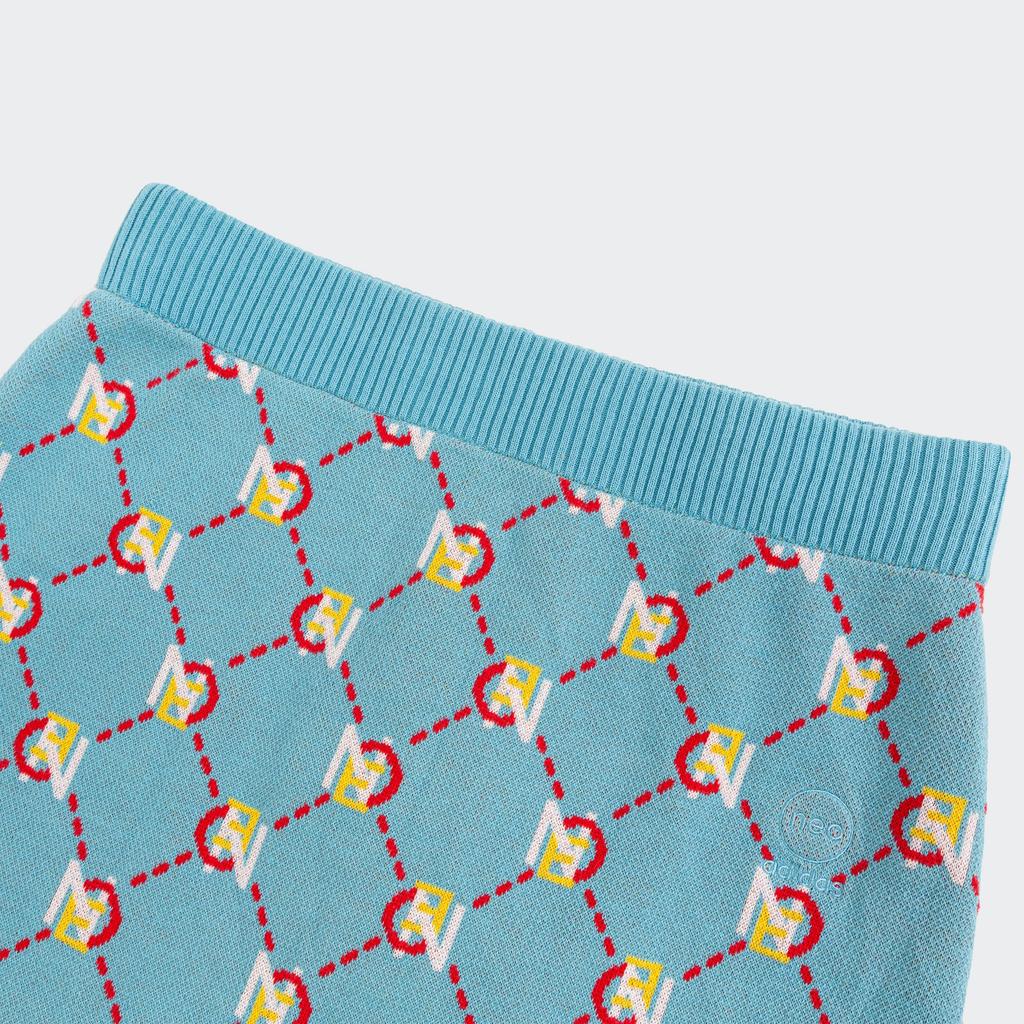 Adidas Neo Cny Split Sports Midi Skirt With Letter Pattern Women Bottoms Blue IA6906