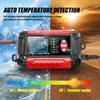 FOXSUR Car Battery Charger 12V 6A FTC-1206 Motorcycle Truck AGM LiFePO4 Lead Acid Batteries Maintainer Digital LCD Display
