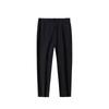 Anta Champion All-Weather Series Solid Color Comfortable Mid-Rise Breathable Versatile Straight-Leg Casual Pants Men bottoms Basic-Black 152510507-2