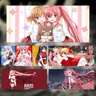 Anime Aaria The Sscarlet Aammo Mouse Pad Large Thick Desk Pad Stitched Edges Gaming Mouse Mat For Pc