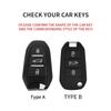 In Stock Cross-Border Factory  Key Fob Covers for Peugeot 508L 4008 408X 308 5008 Suede Car Keychain Accessories