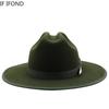 New Autumn Winter Feather Band Felt Fedora Hat For Women Wide Brim Gentleman Wedding Party Hat Church Jazz Hat