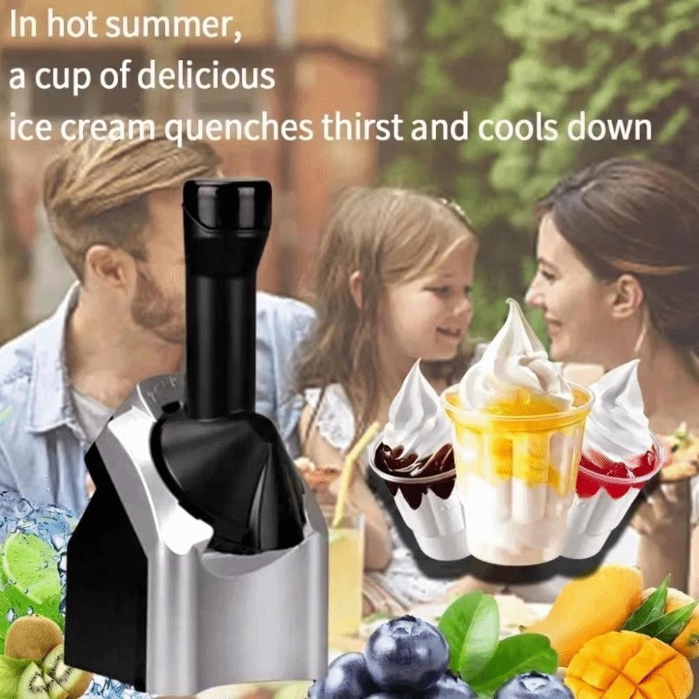 Automatic Operation Ice Cream Maker Electric Drive System Milkshake Maker  Family Gatherings