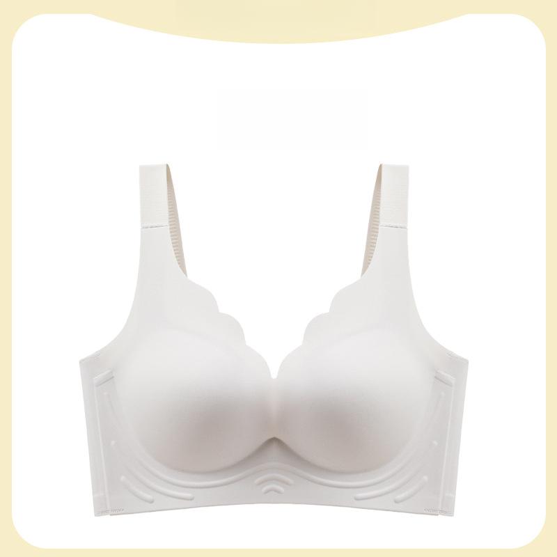 

Бюстгальтер пуш-ап с полной чашкой для женщин, модный и простой, удобный бюстгальтер с чашкой с массажными гранулами 46/105D бежевый