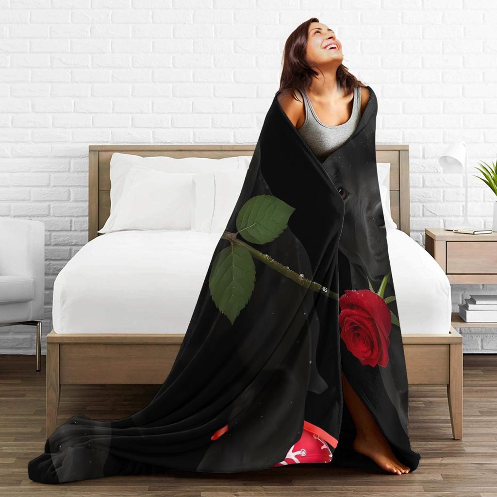 Soft Blanket Camping Cane Corso Throw Blanket  Flannel Bedspread For Couch Chair Sofa Bed Comfortable Sofa Bed Cover