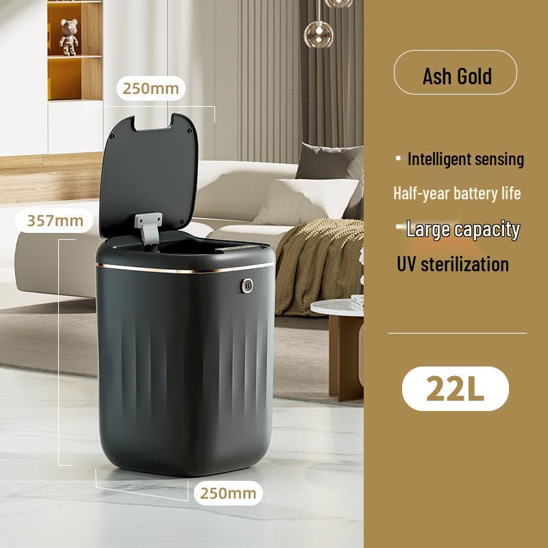 Automatic Smart Induction Trash Can for Home – Large Capacity for Living Room, Kitchen, Bathroom