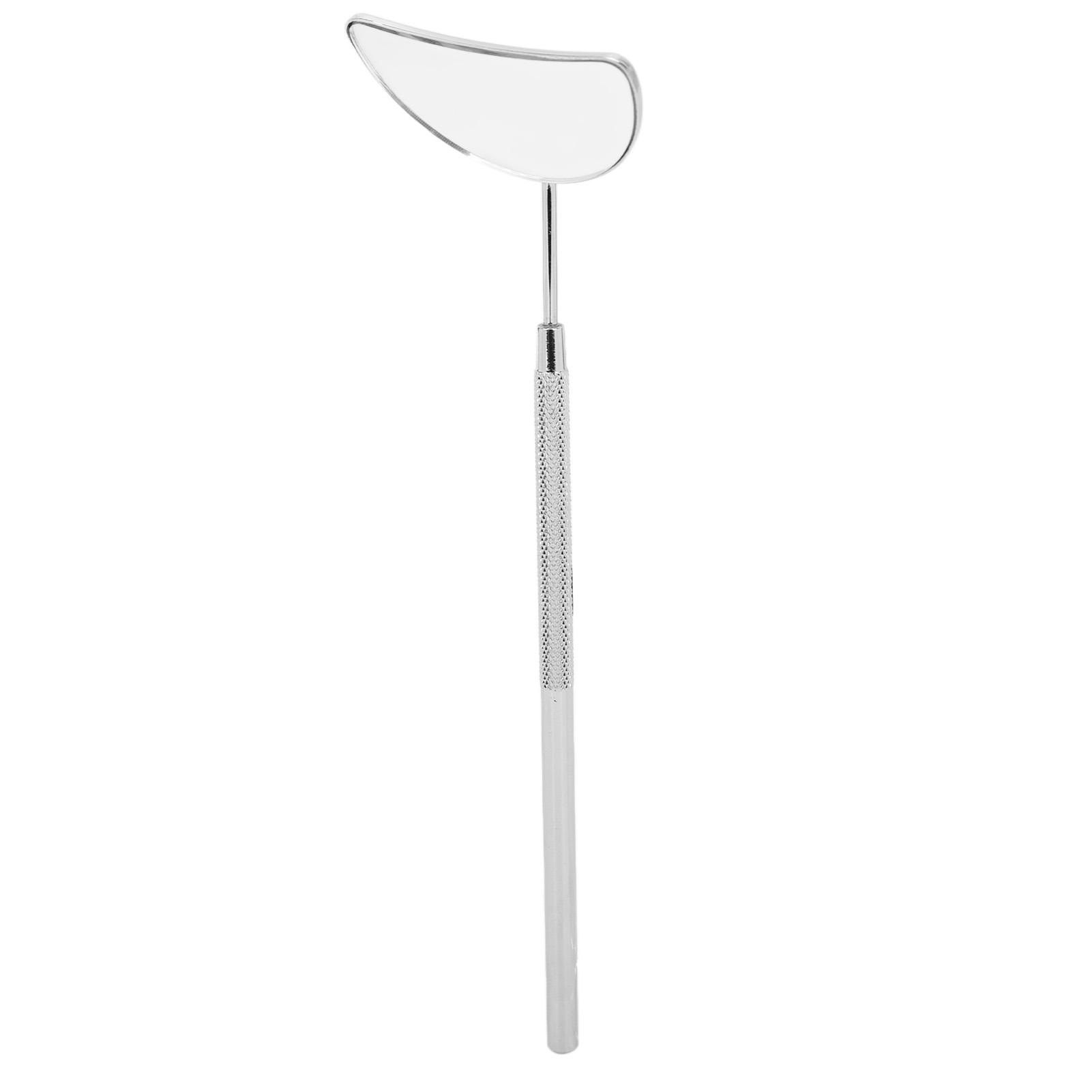 

Зеркало для наращивания ресниц, съемная ручка, лунообразное, из нержавеющей стали, зеркало для макияжа ресниц, розовое серебряный