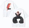 David Bowie Maglietta Regalo per Fan Unisex Unisex Harajuku Oversize Unisex Manica Corta Streetwear Alta Qualità Comoda Classica