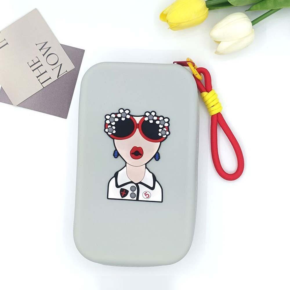 Anti-lost Modern Lady Storage Bag Lightweight Cartoon Phone Bag Waterproof Makeup Pouch  School