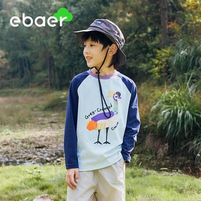 EBAER Kids' Long-Sleeve Cotton T-Shirt