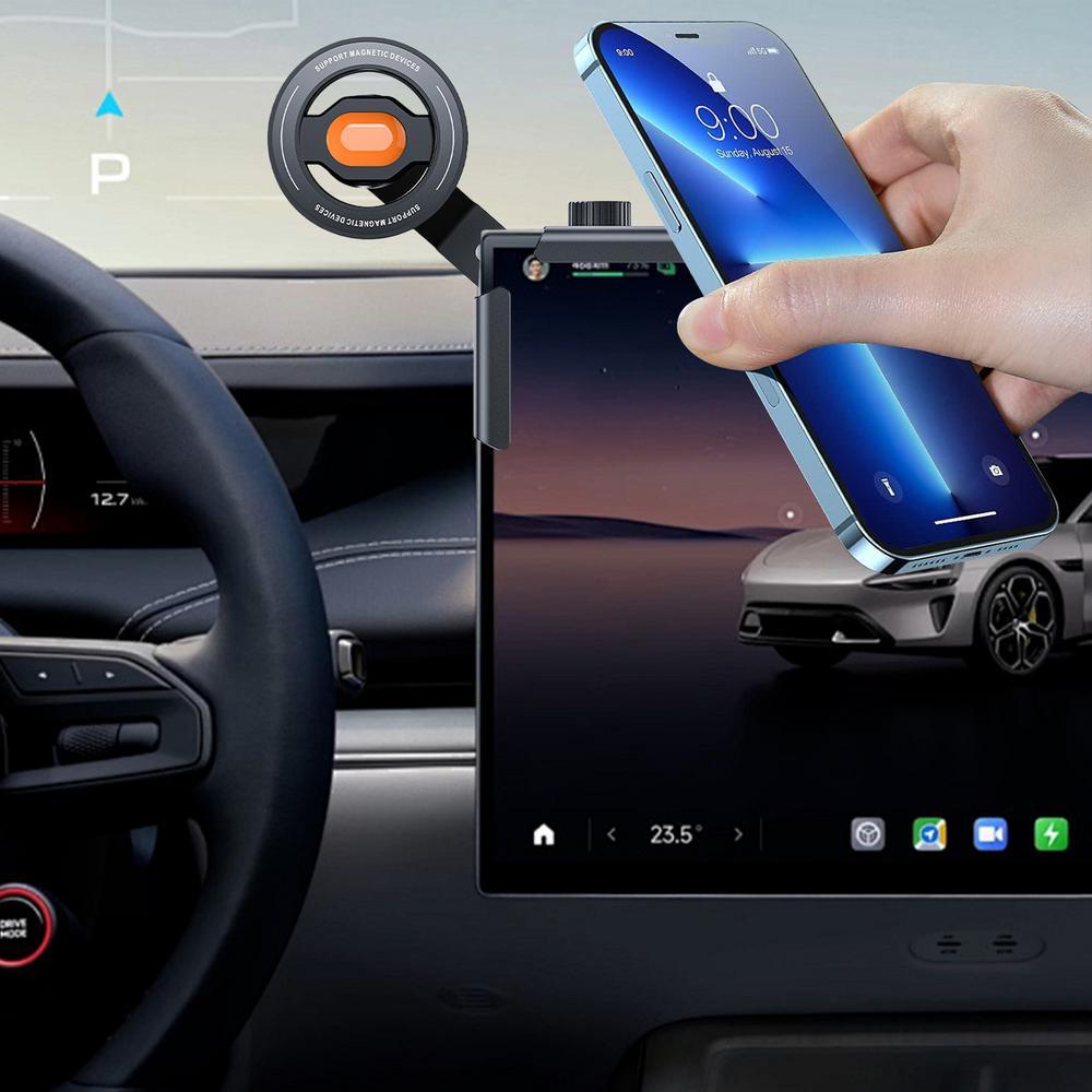 Adjustable Car Cradle Dash Stand Support With Suction Cup magnetic bracket Automobile Mobile Phone Holder Cradle