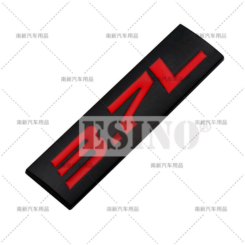 Styling Auto Emblema Adesivo 3D Metallo Cromo Lega di Zinco 3.0L 3.2L 3.5L 3.6L 3.7L 3.8L Accessorio Badge per Carrozzeria, Cofano, Parafango