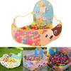 Children Play Tent with Basketball Hoop Baby Crawl Playpen Ocean Ball Pit Portable Toys for Girls Boys