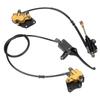 Front Rear Hydraulic Brake Master Cylinder Caliper Assembly Set for 50cc 110cc 125cc Pit Dirt Bike Motorcycle ATV Motorbike Scooter Performance Parts