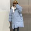 Korean Mid-length Jacket Warm Down Padded Jacket 2025 Women's Loose Ins Student Casual Thickened Padded Jacket