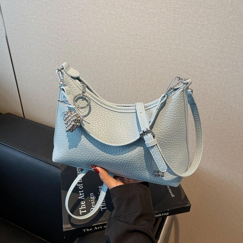 One shoulder messenger bag women's bag 2025 new summer tote bag large capacity dumpling bag