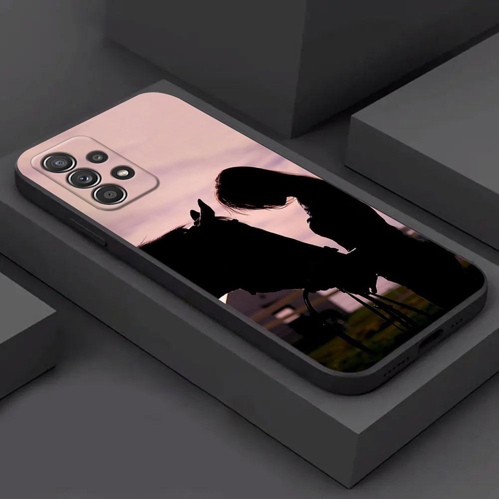 

Horse Girl Animal For Samsung Galaxy A55 Case A54 A52S A53 5G A51 a52 A34 A35 A33 A32 A50 A72 A71 A30 A7 A9 2018 Case Soft Cover Samsung A30 A20