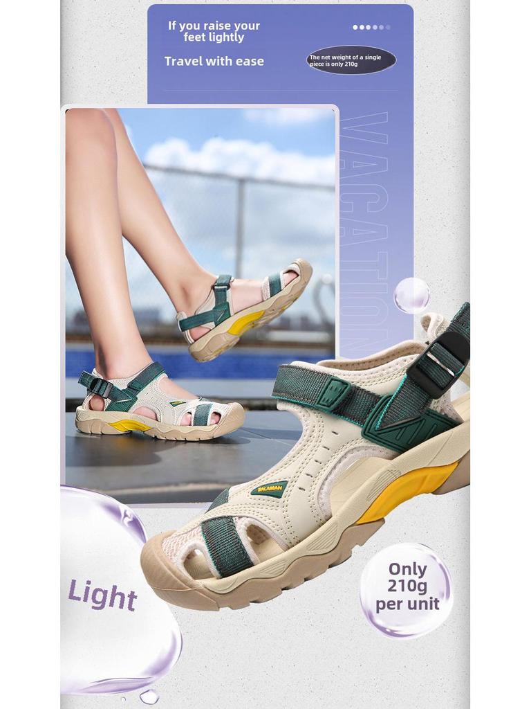 Unisex Sandały Outdoorowe: Antypoślizgowe buty plażowe, wspinaczkowe, turystyczne z zakrytymi palcami