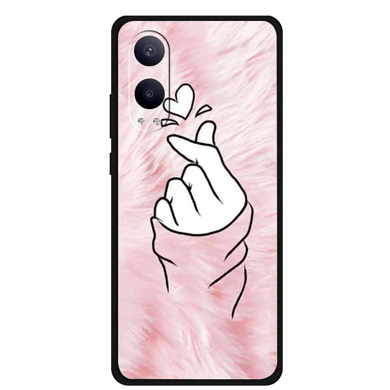 For OnePlus Nord CE 4 Lite Cases Silicone Pained TPU Lovely Coque for OnePlus Nord CE4 5G Phone Cover Funda Nord CE 4Lite Coque