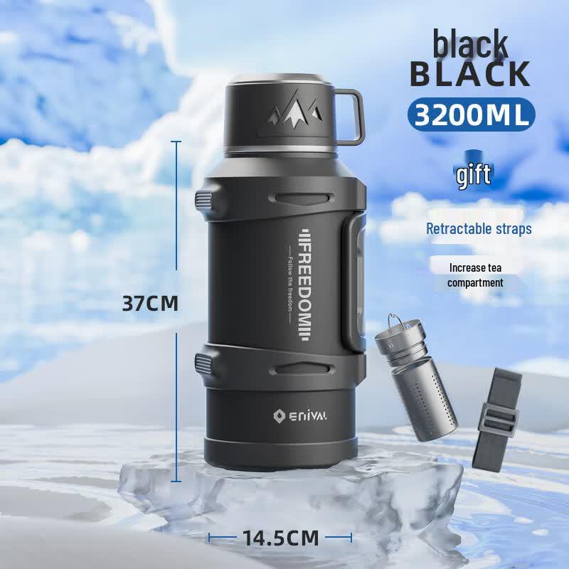 ENIVAL 3200 мл Большая термобутылка для путешествий