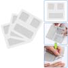 Moustiquaire de fenêtre Autocollants de patch de recouvrement auto-adhésifs Forte adhérence Moustiquaire Anti-insectes Réparation de moustiquaire Patchs adhésifs Moustiquaires