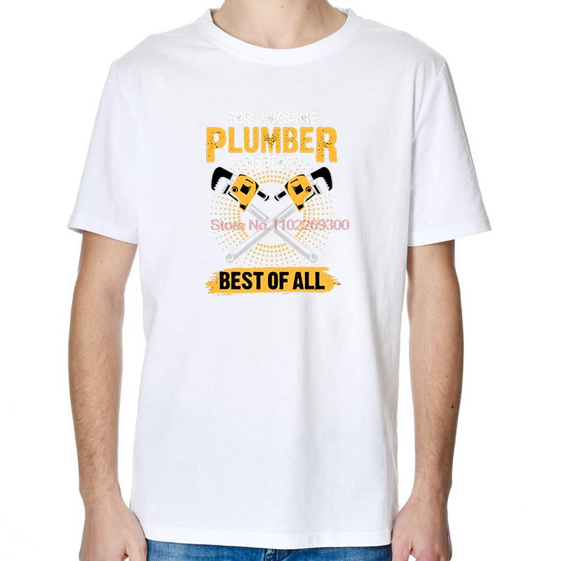 Plumber Gas Pipe Pipefitter Graphic T Shirts Fashion Summer Tees Tops Cotton New Shirts And TShirts Unisex Round Neck TShirt