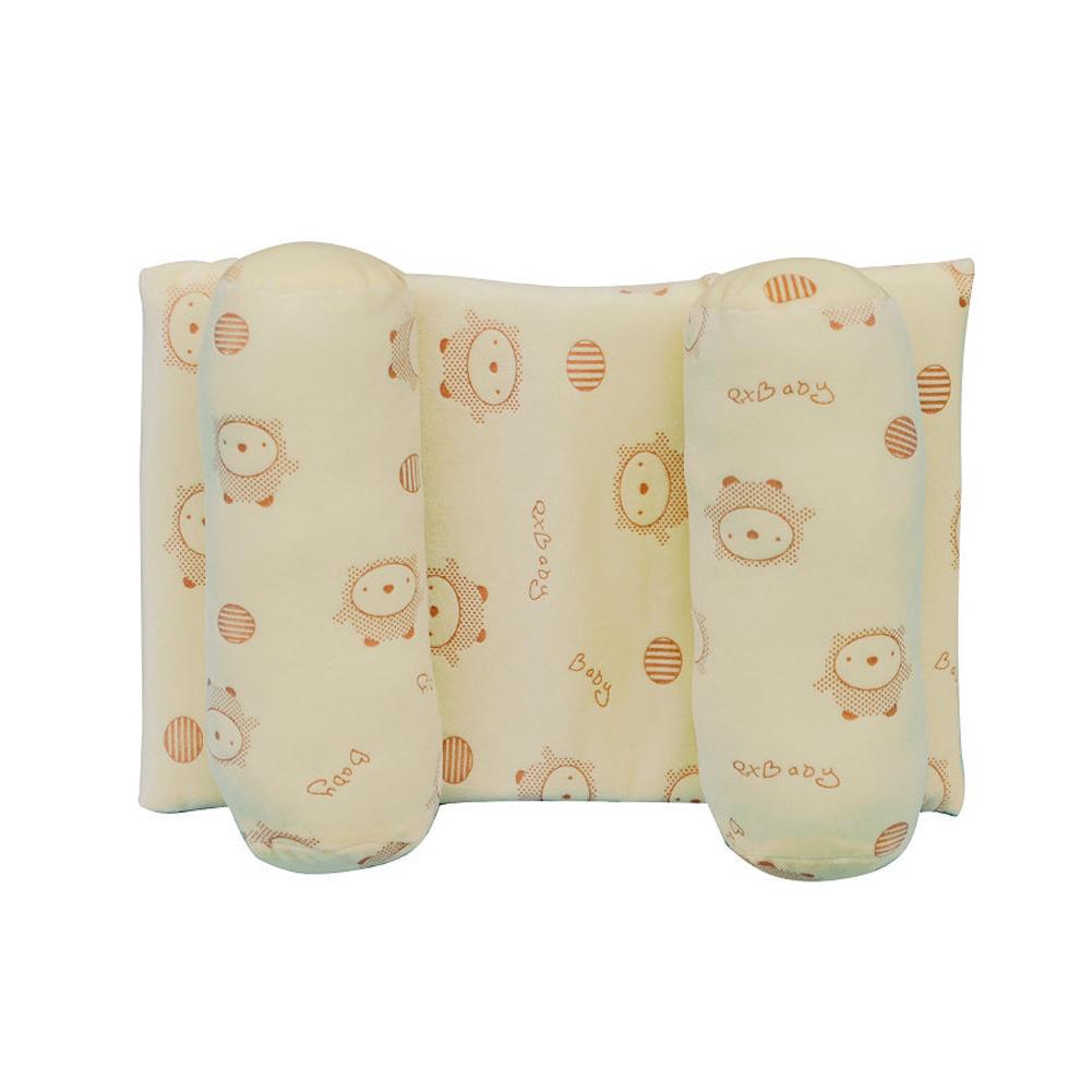 

Newborn Infant Sleeping Support Pillow Prevent Plagiocephaly, Flat Head Syndrome Prevention Yellow#0