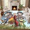Avatar The Last Airbender Carpet Door Mat for Living Room or Bedroom Protective Mat Under Chair Office Decoration Christmas Gift Birthday Present