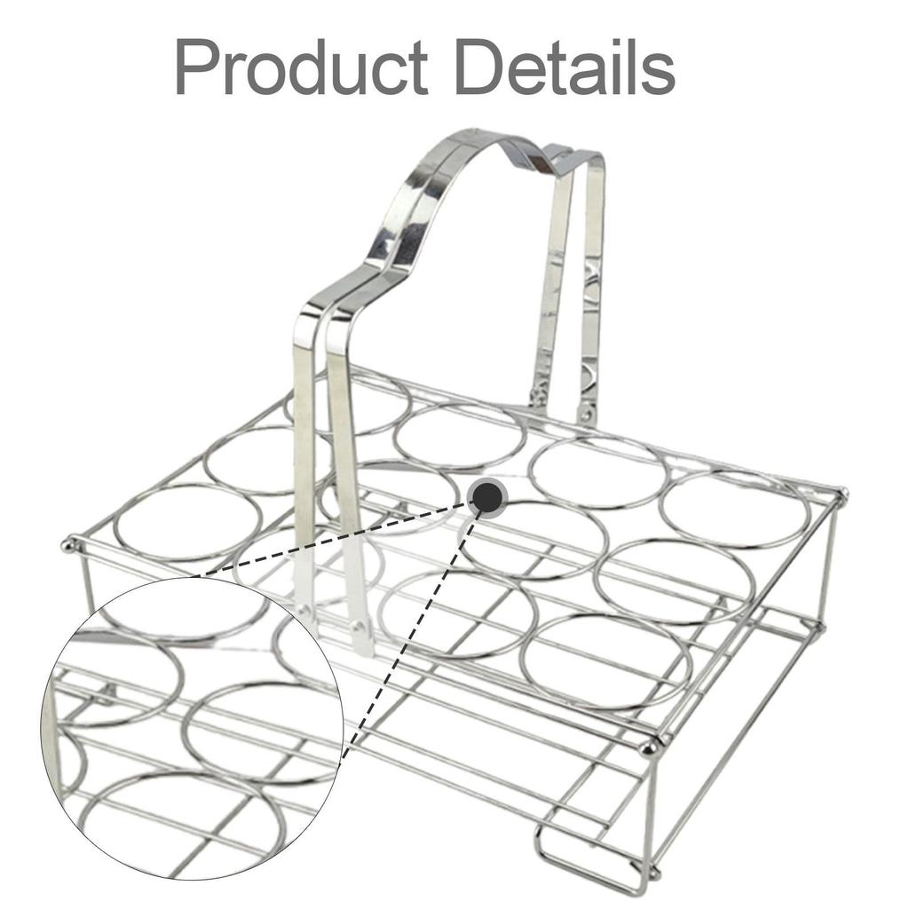 Water Bottle Carrier 12 Bottles Capacity for Bar Bike Outdoor Activities