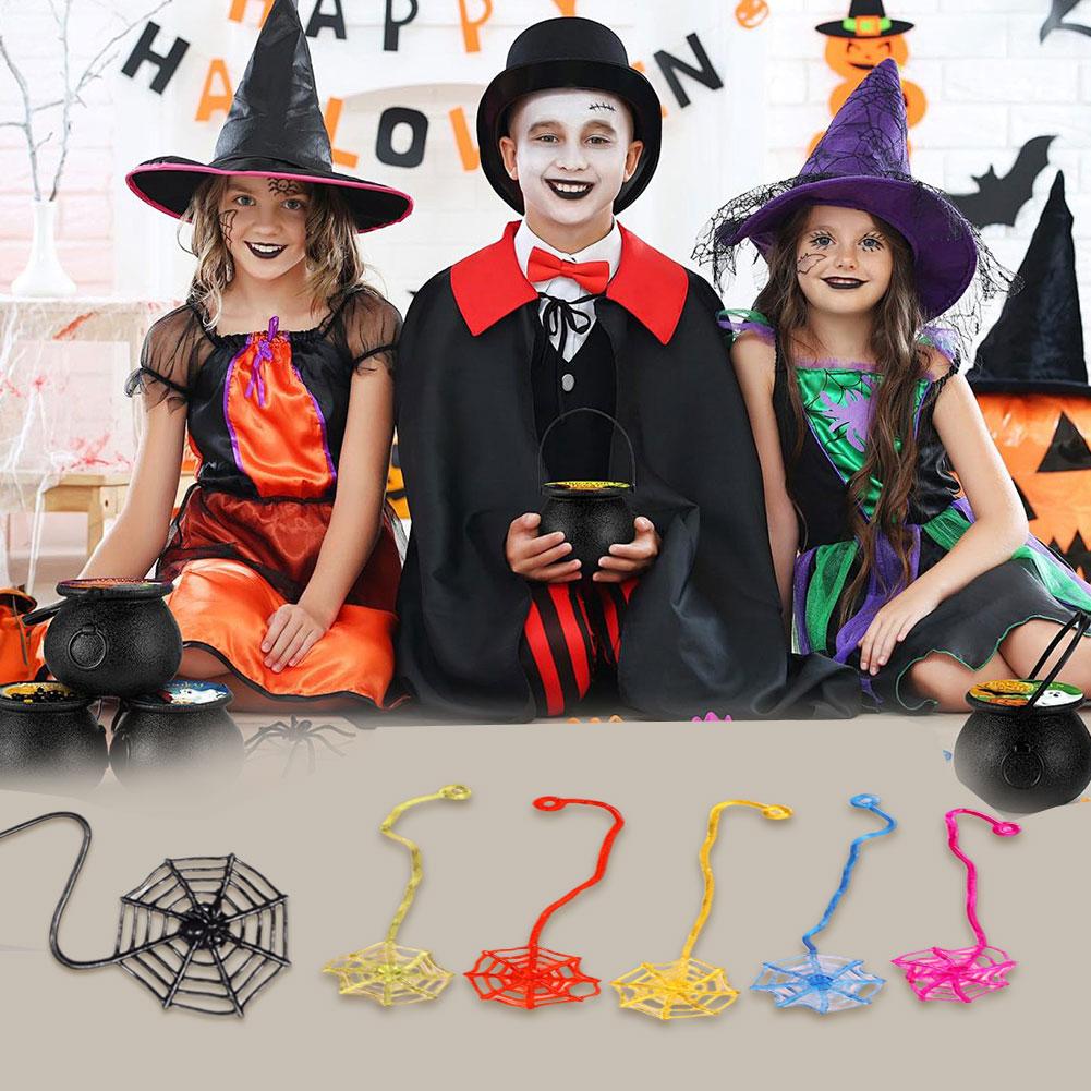 30pcs/bag Sticky Spider Web Creative Toy Party Favor Decorations, Kids Birthday Party School Prize Gifts Party Favors