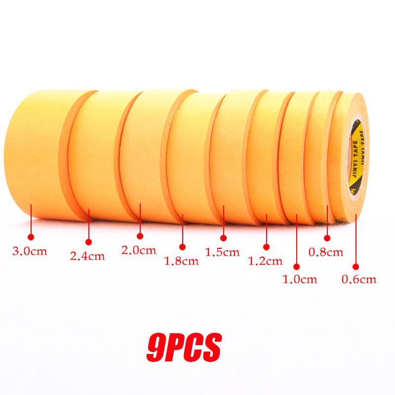 1/4/6/9pcs Precision Model Masking Tape Fine Line DIY Cover Tape for Model Hobby Tool Set DIY Width 6/8/10/12/15/18/20/24/30mm