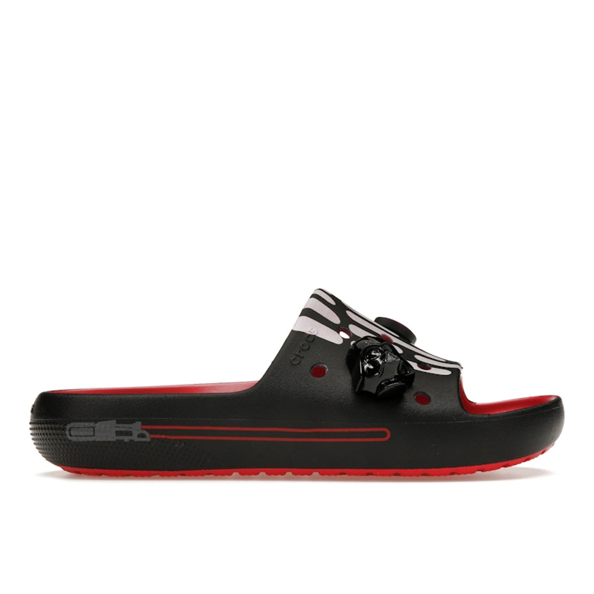 Crocs Classic Slide V2 Star Wars Darth Vader Varsity Red Black Unisex 209829-6WC 37-38