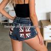 Spring Fashion High Street Sexy Sweet Printed Denim Shorts