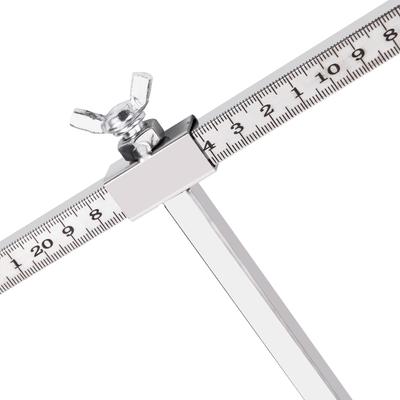 Stainless Steel Car Sheet Metal Tools Accident Body Beam Repair Correction Inspection Two-dimensional Measuring Tape