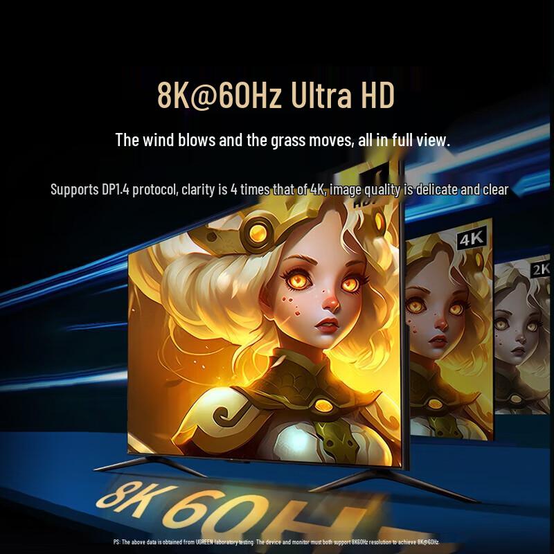 Ugreen USB-C To DisplayPort 1.4 8K Converter Cable