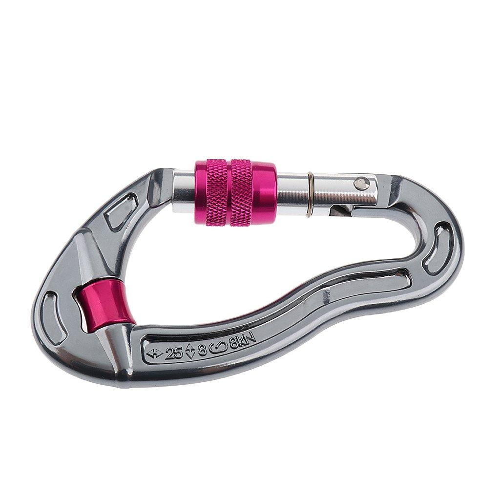 Sharplace Screw Climbing Carabiner 25kn Red [No Item]