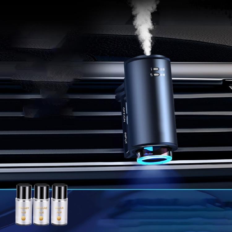 Leiser Auto-Lufterfrischer Lüftungsklemme Wiederaufladbare Batterie Elegantes Design Automatische Einstellung Auto-Luftzerstäuber