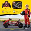 24V Electric Go Kart for Kids, Drift Ride-On Racing Go Kart with 2 Speeds, for Boys Girls Aged 8-12 Years Old, Red