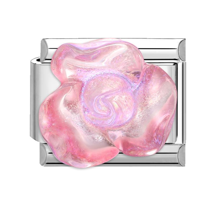 Fashion Heart Bow Knot Butterfly Star Rose Flowers Italian Charm Links Fit 9mm Stainless Steel Bracelet Women DIY Making Gift