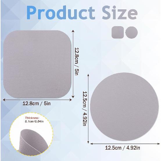 4PCS Jar Opener Gripper Pad, Silicone Jar Opener, Multi-function Jar Openers Top Rated for Seniors, Bottle Opener Gripper Pad Coasters for Elderly