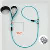 Cable Slip Lead Dog Leash Chew Proof Steel Wire Dog Leash with Nylon Handle for Teething Puppies Large Dogs Training Cord Leads