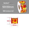 Large Fragile Label - Handle with Care: Do Not Drop, Do Not Press, Express Delivery, Heavy Pressure