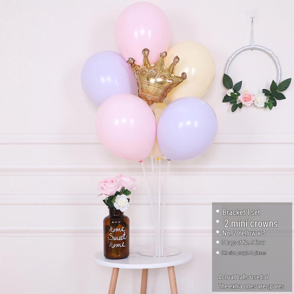 Macaron Balloon Stand for Children's and Adults' Birthday Party Table Decorations