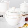 Jieya Jie T452 Ceramic Double Boiler Stew Pot with Lid