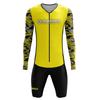 2026 Long Sleeved Breathable One-piece Cycling Suit Set Men's Bicycle Long Sleeve Shorts Jumpsuit Conjunto De Ciclismo Pro Team Performance Bike Suit