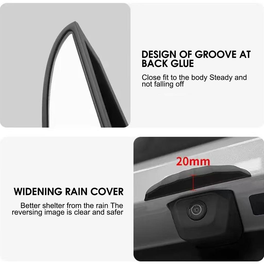 Car Rear View Camera Protection Multi Use Car Reversing Cameras Anti-Rain Cover for All Kinds of Cars SUV