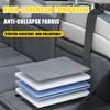 Car Rear Seat Extension Mattress Suv Skin-Friendly Flannel 4-Layer Non-Inflatable Travel Bed Universal for Traveling/Camping