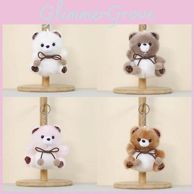 Plush Bear Keychain Cute Cartoon Toy For Kids And Students