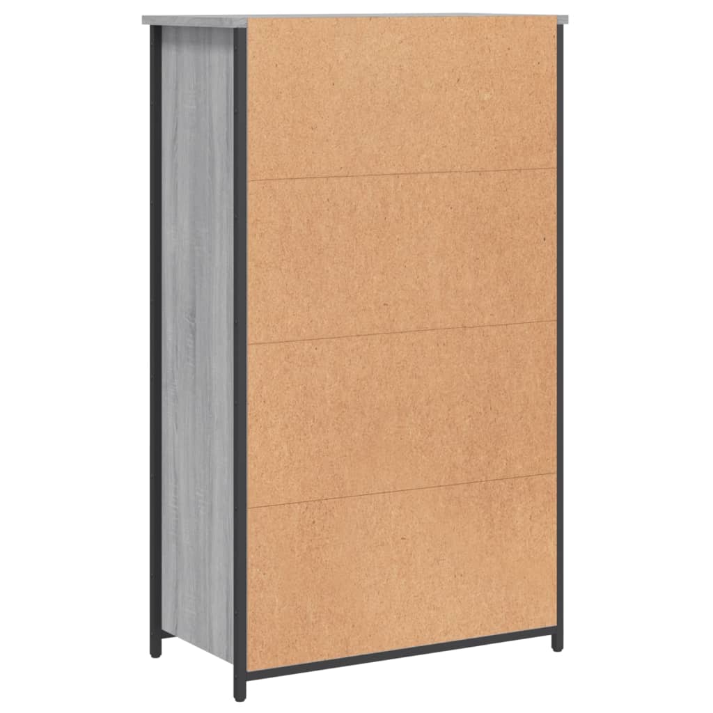 Highboard Gray Sonoma 62 x 32 x 103.5 cm Particleboard